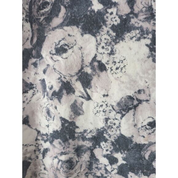 Soft Surroundings Top PXS Womens Wide Neck Long Sleeve Pullover Floral Multicolo - Picture 3 of 6